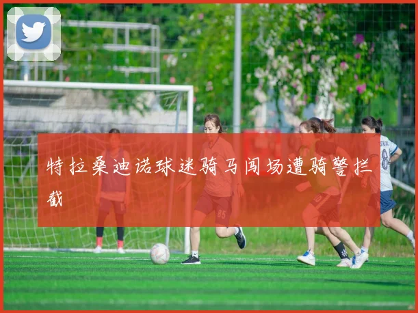 特拉桑迪诺球迷骑马闯场遭骑警拦截